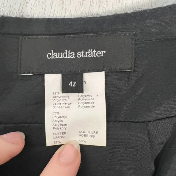 Claudia Strater Wool Blend Mini Skirt Size 42 EU - Picture 3 of 5